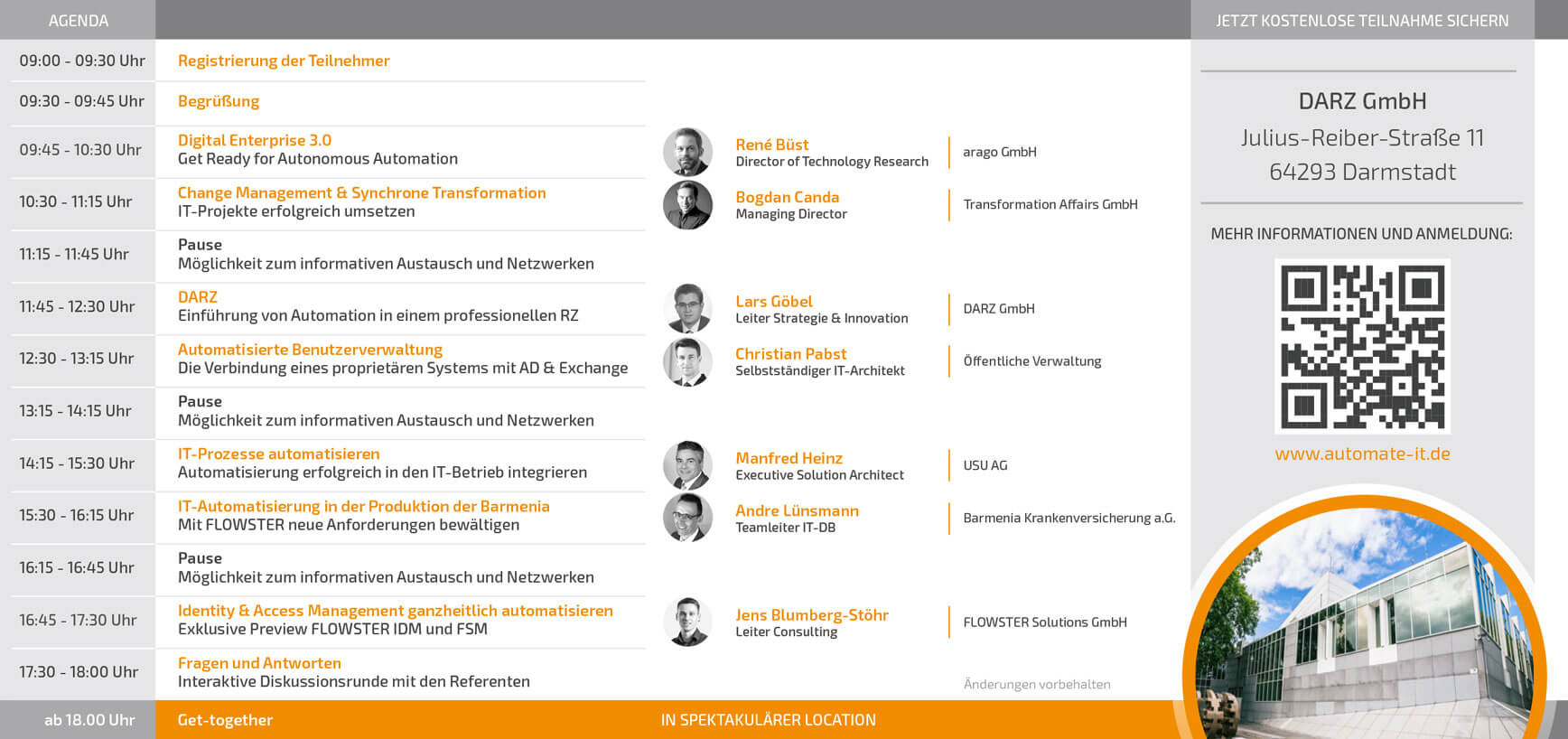 AUTOMATE IT Darmstadt 2017 Flyer