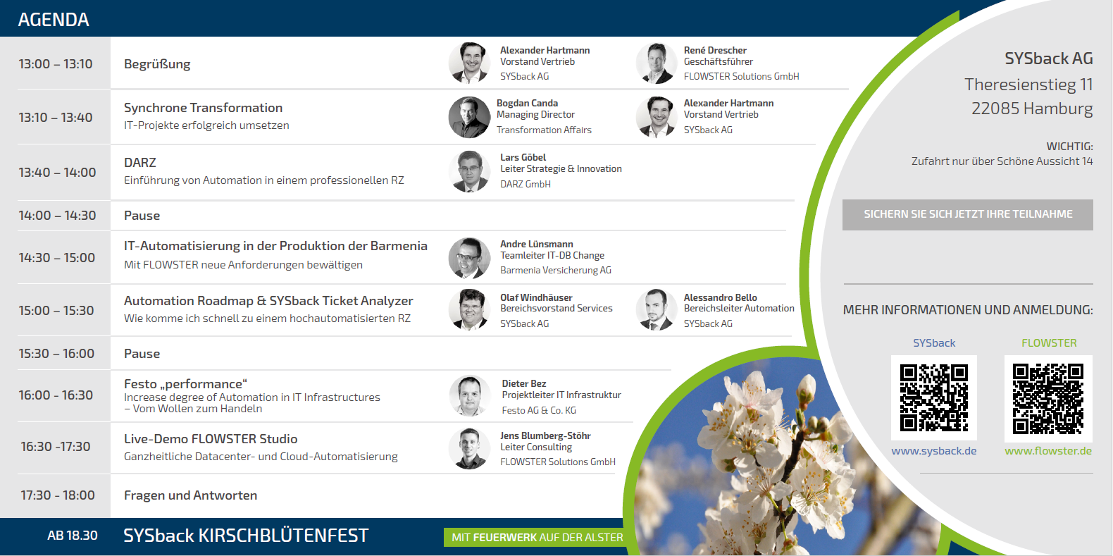 Agenda IT AUTOMATION CONFERENCE Hamburg 2017